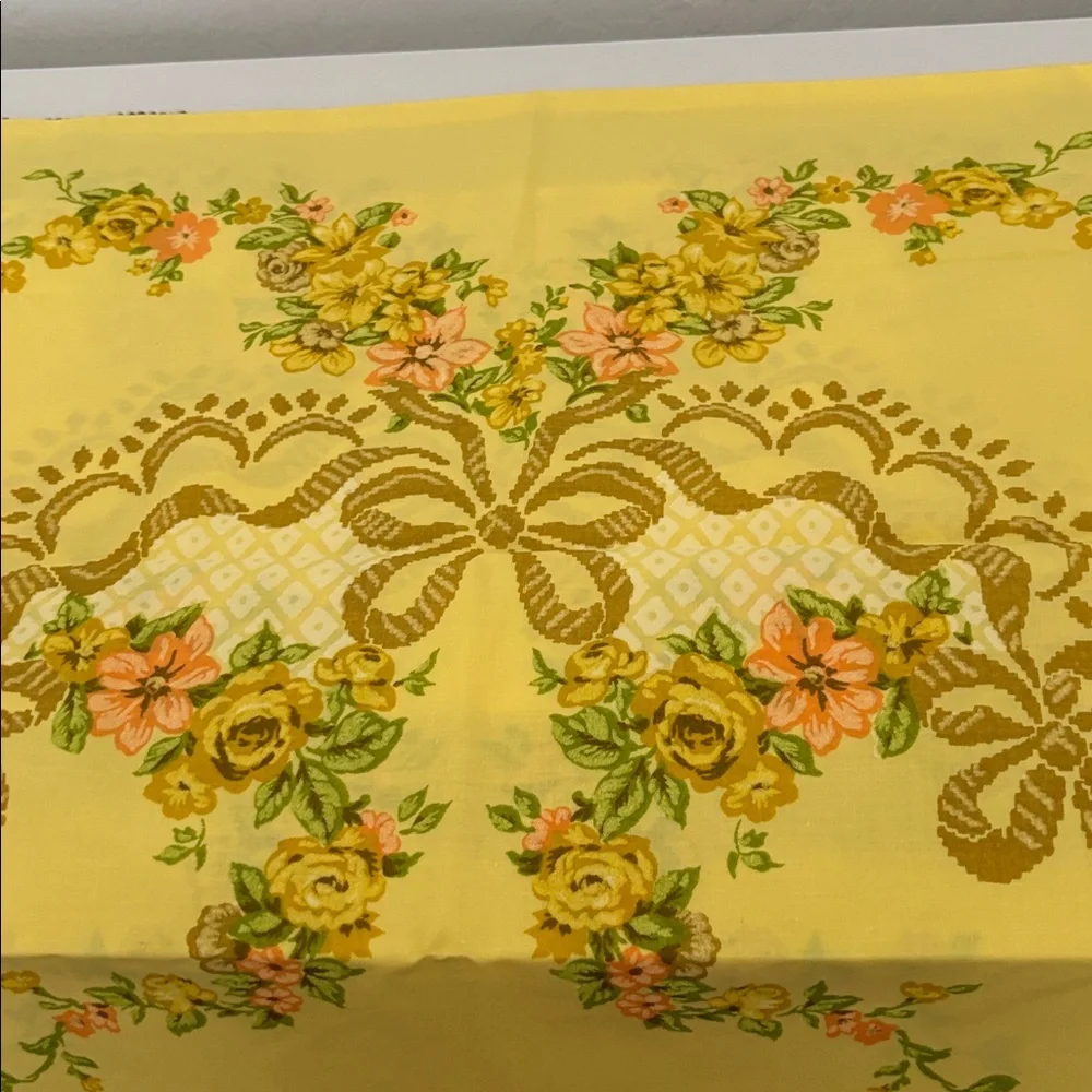 JCPenney Yellow Floral‎ Pillow Cover